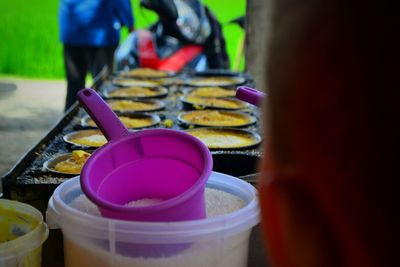 Close-up of food in container