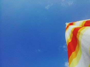 Low angle view of blue sky