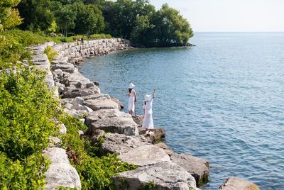 Yoga at lake ontario