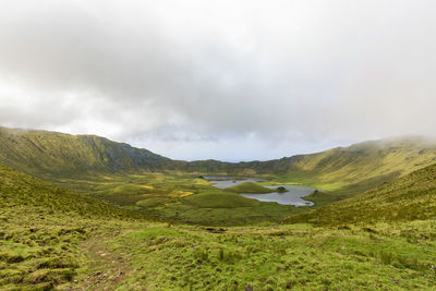 Scenic view of landscape against sky