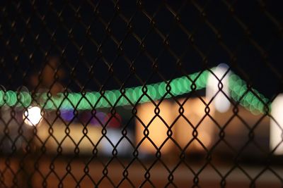 Close-up of chainlink fence