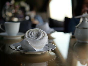 Close-up of sweet food in plate