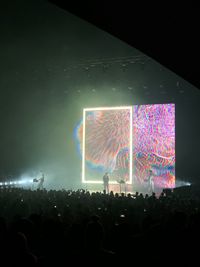 Crowd at music concert