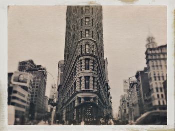 Panoramic view of city against sky