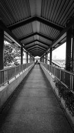 View of elevated walkway