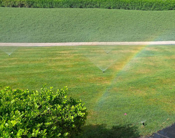 Watering rainbow