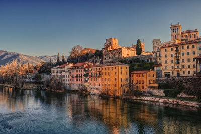 Historic center of bassano del grappa