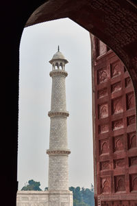 Low angle view of historical building