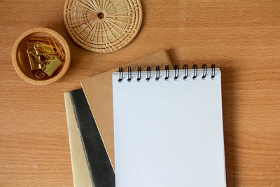 Directly above shot of objects on table