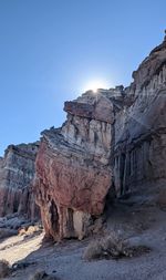 Rock formations at seaside