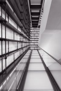 Directly below shot of staircase in building