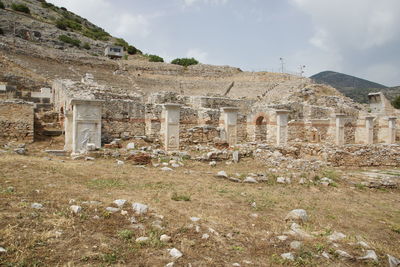 Old ruins against sky
