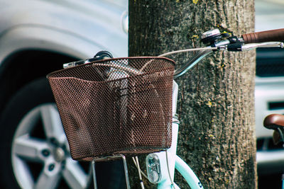 Close-up of a bicycle