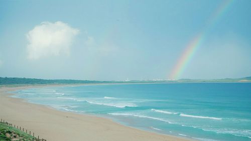 Panoramic view of sea against sky