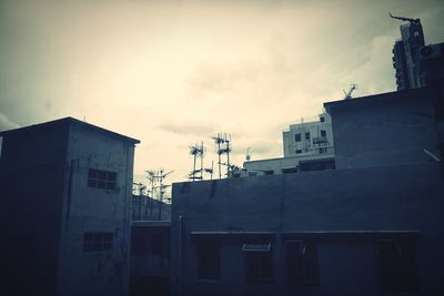 Low angle view of building against sky