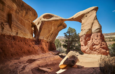 View of rock formation
