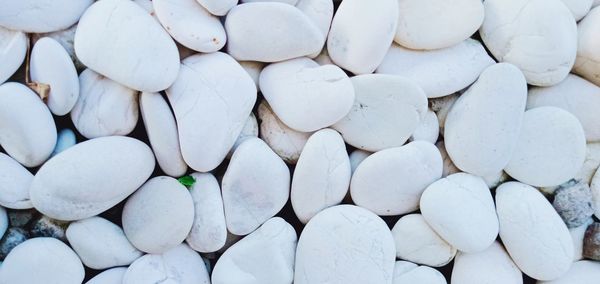 Full frame shot of pebbles