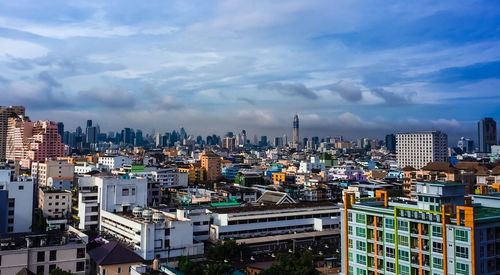 Cityscape against sky