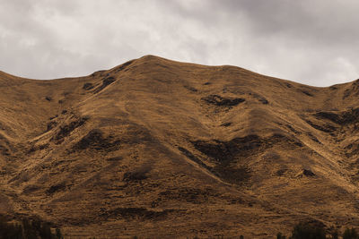 Scenic view of desert against sky