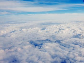 Aerial view of cloudscape