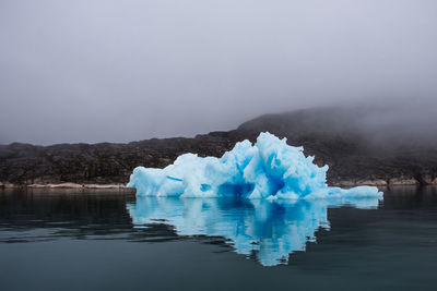 Scenic view of iceberg