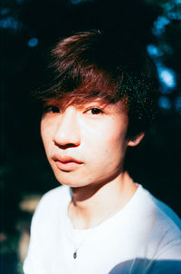 Close-up of young woman