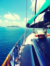 Boats in sea