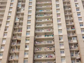 Full frame shot of apartment building