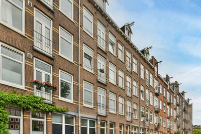 Low angle view of building against sky