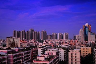 Cityscape against sky