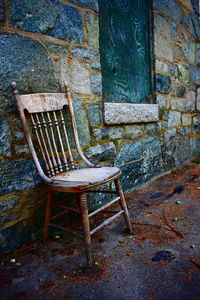 Abandoned chair