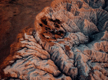 Rock formations in a desert