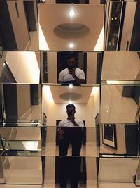 Interior of modern office building