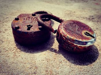 Close-up of rusty metal