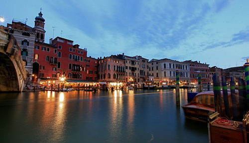 View of buildings at waterfront