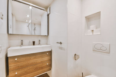 Interior of bathroom