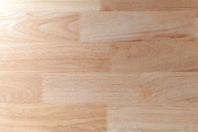 Surface level of wooden floor