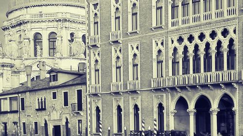 Low angle view of historical building