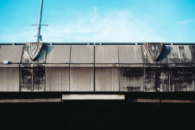 Low angle view of building against sky