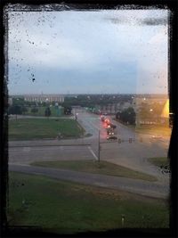 View of road against sky