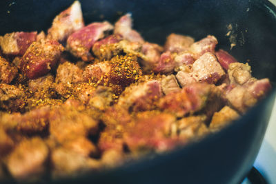 Close-up of food in plate