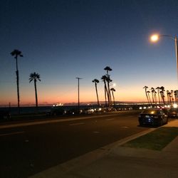 Road at night