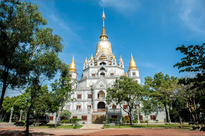View of cathedral against cloudy sky