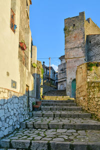 Low angle view of old ruins