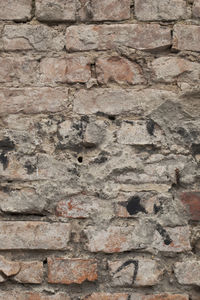 Close-up of stone wall