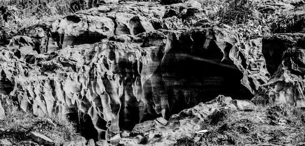 Close-up of water in cave