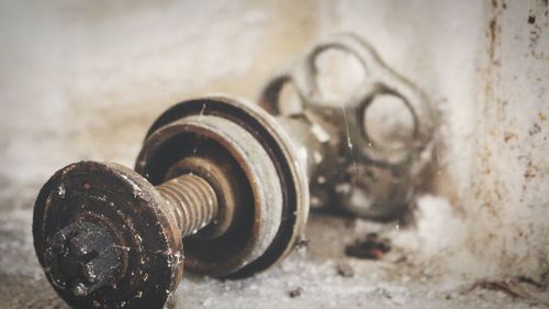 Close-up of rusty metal