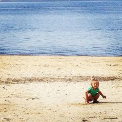 Boy on beach