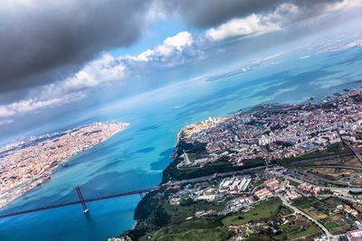 Aerial view of cityscape