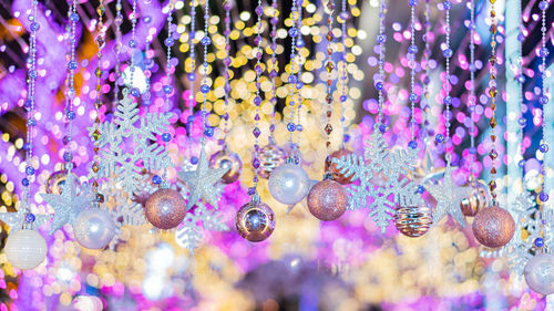 Full frame shot of multi colored decoration hanging for sale